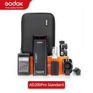 Godox AD200Pro Outdoor Flash Light 200Ws TTL 2.4G 1/8000 HSS 0.01-1.8s Recycling with 2900mAh Batter