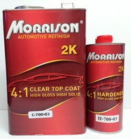 แลคเกอร์2k แลคเกอร์ แลคเกอร์เคลือบรถยนต์ แลคเกอร์เคลือบเงารถ แลคเกอร์มอริสัน Morrison 2K 4:1 HIGH G