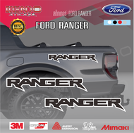สติ๊กเกอร์ติดท้ายรถ FORD RANGER  สติ๊กเกอร์แต่งรถ ฟอร์ด เรนเจอร์   ราคาต่อ 1คู่ ขนาดใหญ่ 5070 cm. ในราคาที่คุ้ม  Next-Gen Ranger  2023