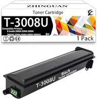ZHINGUAN Remanufactured T-3008U Black Toner Cartridge Works for Toshiba E-Studio 2008A 2508A 3008A 3