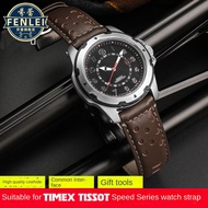 For Timex Tissot Speed Series Vintage Genuine Leather Watch Strap Essories Headlayer Cowhe Watchb 22Mm Men