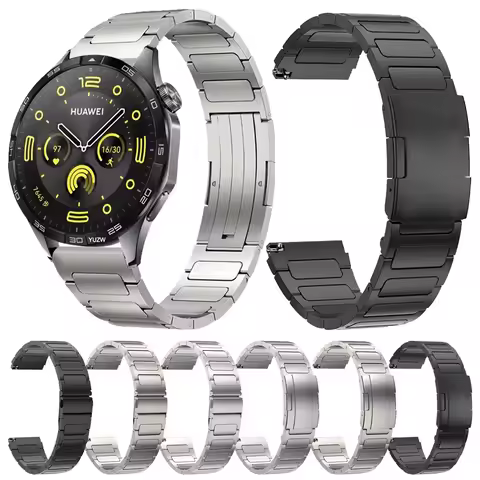 22mm Titanium Alloy Strap For HUAWEI Watch GT 4 46mm Band For HUAWEI WATCH 4 3 Pro GT3 SE GT2 Buds U