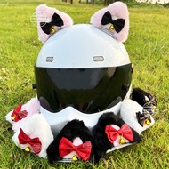 Motorcycle Motorcycle Helmet Decoration Cat Ears Three-Dimensional Cat Ear Decorations Quick Release