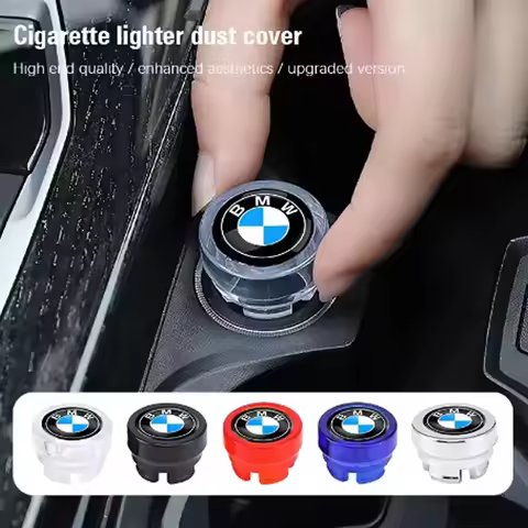 Car Cigarette Lighter Cover, Dustproof Decor Cap for BMW i3 i4 G07 G06 G05 G02 G01 F48 F39 G42 G30 G