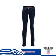 GA Blue 907 Seluar Jeans Wanita Skinny Pinggang Rendah (Skinny) - 99076142