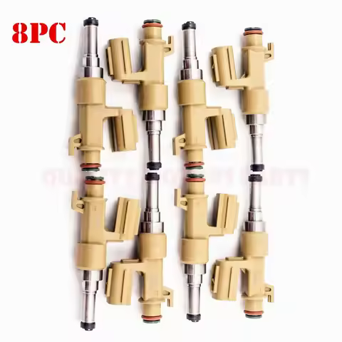 Original set 8pc Sequoia Tundra 5.7 engine fuel injectors 23209-39185 23209-39165 for Toyota 2008-20