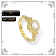 Cincin 916 Batu Swarovski / 22k Ring Swarovski Stone