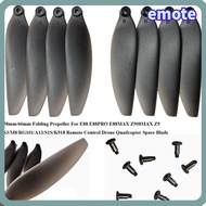 EMOTE Folding Propeller Blades, Universal Plastic Remote Control Drone Parts, 58mm/66mm Black Quadco
