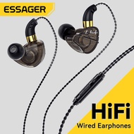 ESSAGER Wired Earphone 3.5mm Type C Wire-Controlled with Mic for iPhone 15/Android/Samsung