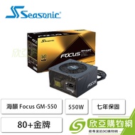 海韻 Focus GM-550 (80+金牌/ATX/半模組/七年保固)