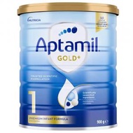Aptamil - 愛他美（Aptamil）金裝澳洲版 嬰兒配方奶粉 1段(0-6月) 900g&lt;平行進口&gt;