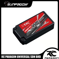 Lipo Battery ERC SUNPADOW 2S 7.4V 4500 mah Shorty 100C Peak 4MM Hardcase RC High Performance MAXXTRA