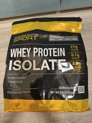 順豐包郵 iherb whey protein 蛋白粉 5lbs 分離乳清 原味 Whey Protein Isolate California Gold Nutrition Unflavored