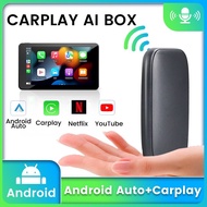 กล่อง Ai Carplay แบบมีสายไปยัง CarPlay ไร้สาย Android ปลั๊กแอนด์เพลย์รถยนต์ในตัว Youtube Netfilx เคร