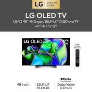 LG OLED evo C3 120Hz Dolby Atmos 4K Smart TV (48") OLED48C3PSA