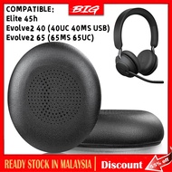 Replacement Ear pads for Jabra Evolve2 65 (65MS 65UC USB)/Evolve2 40 (40UC 40MS USB)/Elite 45h On-Ea