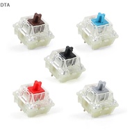 DTA Cherry MX Switch Mechanical Keyboard Silver Pink MX Brown Blue Switch 3 Pin Cherry Bright For Me