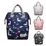 ⚑ Lequeen Diaper Travel Backpack Unicorn Cartoon Ang Kulay · Nursing Mummy Bag Nappy Bag Baby