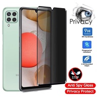 Tempered Glass full Anti spy Samsung A22 4G A22 5G A32 4G A32 5G A42 5G A52 A52s A72 A33 5G A53 5G Anti-Scratch Tg spy Samsung