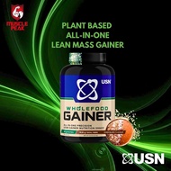 USN Wholefood Gainer 2.5 kg - Muscle Gain Protein Powder, Chocolate Flavour - 2kg Vegan Protein