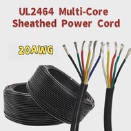 UL2464 20AWG Electronic Wire Tinned Copper Connection Wire Signal Control Flexible Wire-2/3/5 meters