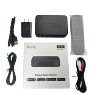 Arylic LP10 Wireless Music Streamer with Google Cast Stream from favorite APP Display Panel Digital 
