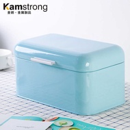 Jiangmen Metal Bread Box Tin Retro Kitchen Storage Tank Tin Bread Box Storage K-011S