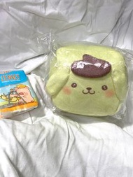 全新正版日版方形禮物布甸狗布丁狗景品公仔