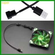 super USB to 4 Pin for Case Fan Cable Power Adapter Cord 30CM 11 8in