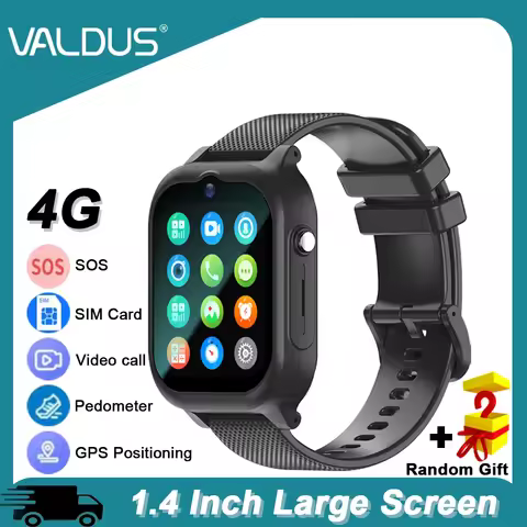 VALDUS VK26 Children Smartwatch SOS Alarm HD Camera Video Call WIFI GPS Positioning SIM Card Kids 4G