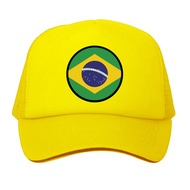 Premium Trucker Hat CAMOE Brazil Flag Brazil Flag