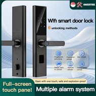 Smart Digital Door Lock Office Apartment Gate Lock For hdb Fingerprint Lock With electronic doorbell