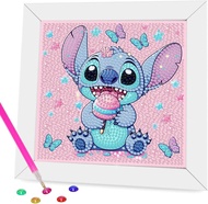 5D Diamond Painting Stitch Kit Diamond Painting for Children DIY Art with Frame Animal Diamond Paint
