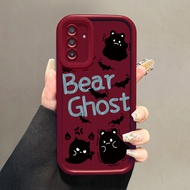 Casing hp for Samsung A17 4G A17 5G M17 5G F17 5G Case Rabbit Ghost Sad Cesing Protective Case Silic