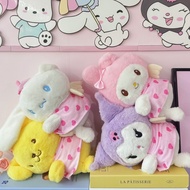 Cape kuromi plushie cute lying angel kuromi plush toy doll cinnamoroll plushie kid birthday gift