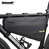 Rhinowalk 4L Waterproof Bicycle Frame Bag Big Capacity Triangle Bag Bicycle Frame Tube Bag Cycling Tool Pouch Bag Bike Accessory