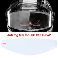 c10 Anti fog film sticker For HJC HJ-34P HJ 34P C10 Motorcycle Helmet Visor Lens Shield Motorcycle A