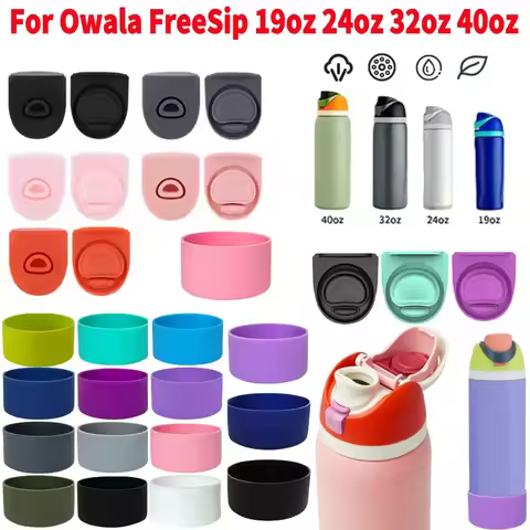 1/2PCS Replacement Stopper for Owala FreeSip 19oz 24oz 32oz 40oz Silicone Bottle Seal Ring Water Bot