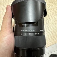Sigma 18-35mm 1.8   for canon