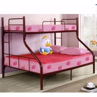 [FREE GIFT 1 X RM 99 T-SHIRT] QUEEN SINGLE Super Strong Metal Bunk Bed/Double Decker Bed/Queen Metal