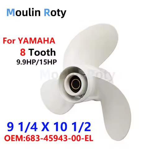 9 1/4X10 1/2-J Ship Parts Aluminum Propeller 683-45943-00-El for Yamaha 9.9 Hp 15 Hp 24 Stroke Engin