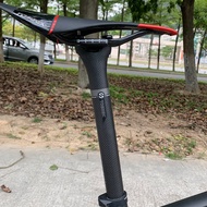 &amp;✠✒cross-border TOSEEK carbon fiber mountain bike seatpost road seat tube bicycle full straight