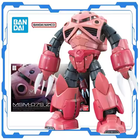 Bandai Genuine Gundam Anime Model RG 1/144 MSM-07S Z'GOK Red Devil Crab Action Figures Toys Gifts fo