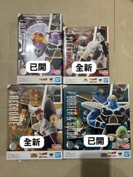 兩盒全新 兩盒已開 SHF 基路特戰隊 Ginyu Force 基紐特戰隊 基紐隊長 捷斯 力高 巴特 古杜 Jiece Recoome Burter Guldo 龍珠 Dragon ball