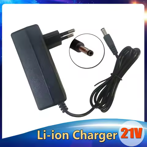 21V Lithium Battery Charger DC Power Adapter For 21V 18V Electric Drill Power Charger Wrench Screwdr