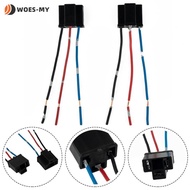 Compatible H4 3 Pin Headlight Connector Plug Wire Socket Fits H4 HB472 472 Bulbs