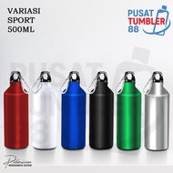 500ml SPORT BOTTLE PLAIN CARABINER DRINKING BOTTLE - pusatumbler_88