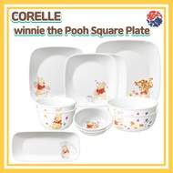 Corelle x Winnie the Pooh Square Dinnerware 10p Set/Corelle USA set/ Winnie the Pooh Kitchen/Pooh plate/ Corelle Square Plate/Pooh bowl front plate/Pooh plate /Corelle bowl