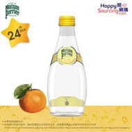 原箱24 - 玻璃樽裝 柑橘櫻花風味有氣礦泉水 (330ml X24)[新舊包裝隨機發送]