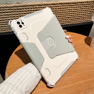 Ốp Lưng Áo giáp chống sốc Có Giá Đỡ Bút Cho iPad mini Gen 8 9 10 Pro M4 11 13 2024 Air 7 6 5 4 M2 M3